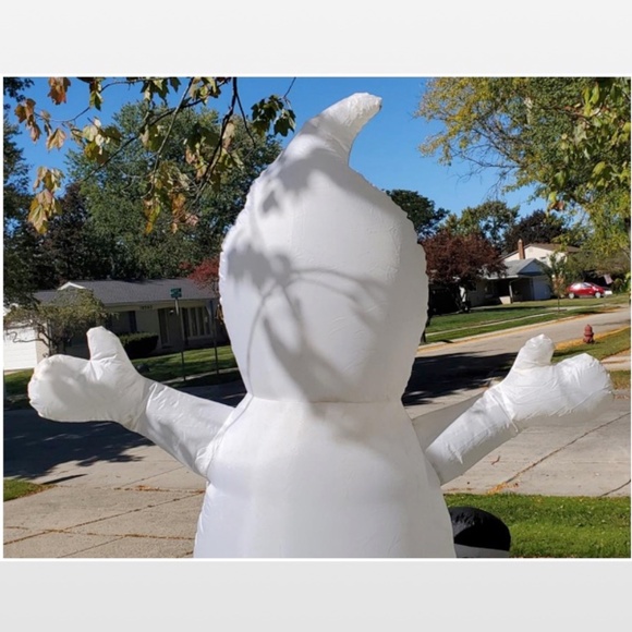 2004 Vintage Air Formz Blown Inflatable Halloween 3 Ghosts Light Up 8ft Working - Picture 9 of 16